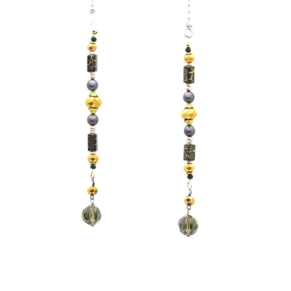 Black Gold Ceiling Fan Pulls